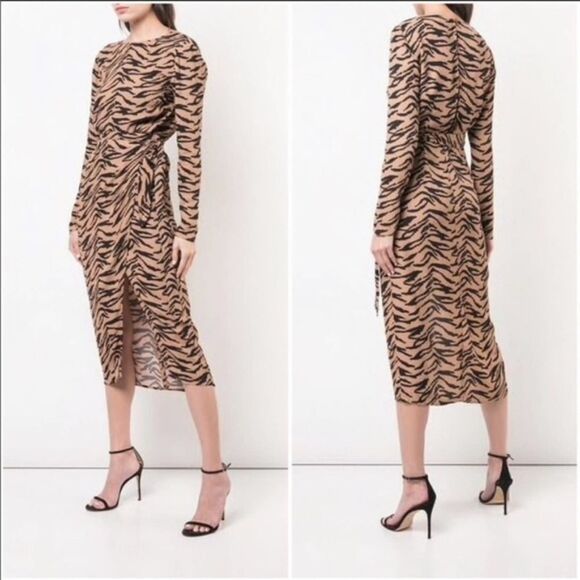 Reformation Maurita Zebra Print Dress